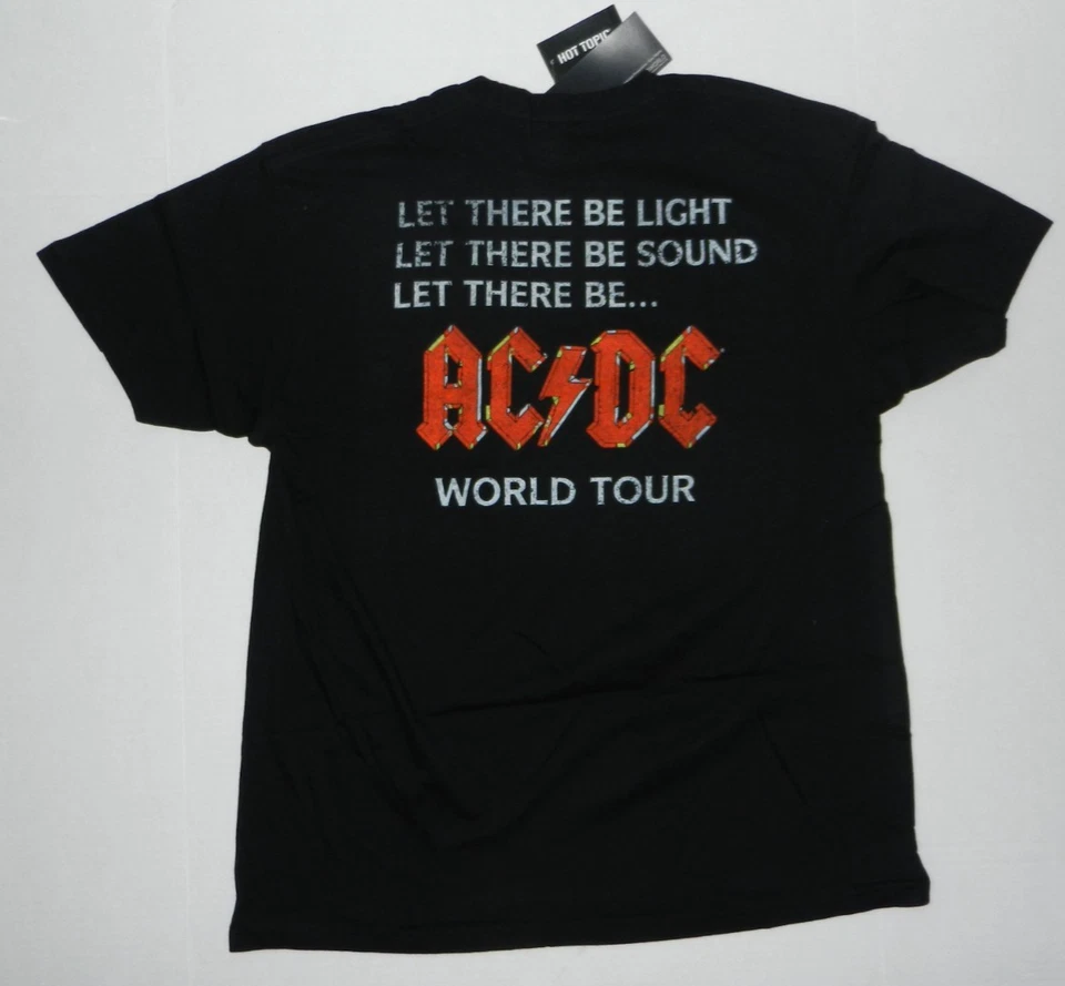 Camiseta AC/DC Let There Be Rock World Tour AC DC Nova - Imagem 2 de 2