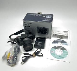 Panasonic Lumix DMC GF2C Mirrorless Digital Camera w/ Accessories