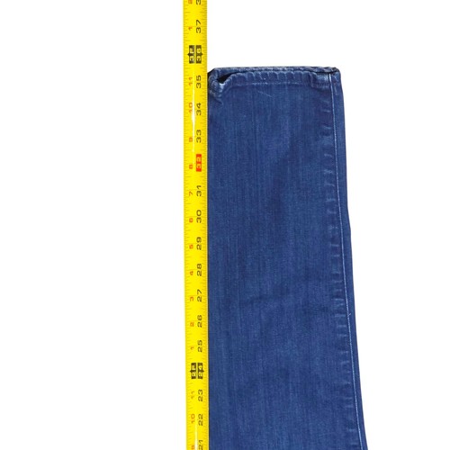 Made & Crafted Levi's Blue Dark Wash Low Rise Shears Straight Jeans Size W 28 - Picture 8 of 9