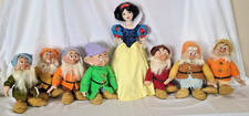 MUÑECAS DE PORCELANA WALT DISNEY BLANCO COMO LA NIEVE Y LOS SIETE ENANITOS CONJUNTO LIMITADO TIENDA DISNEY EN CAJA