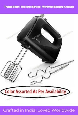 Philips Hand Mixer 5 Speeds & Stainless Steel Strip Beaters Powerful 300 W Motor