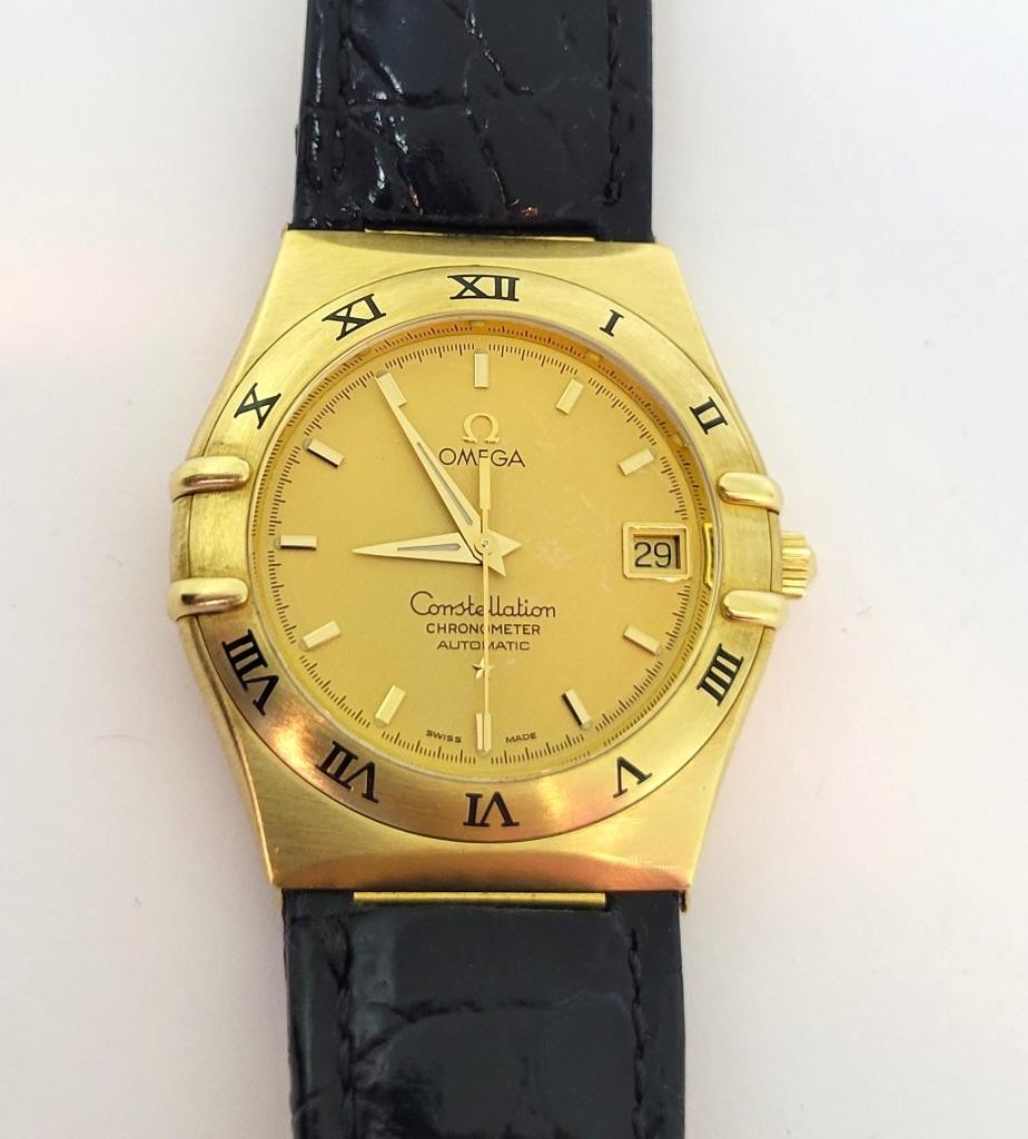 Solid 18k OMEGA CONSTELLATION Automatic Watch Cal… - image 13