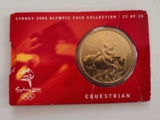 2000 $5 Five Dollar Sydney Olympics Equestrian Uncirculated Commemorative Coin