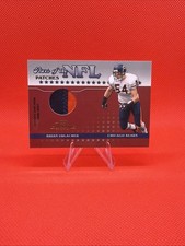 Brian Urlacher 2004 Prestige Playoff NFL-4 /25 Game Worn Dual Color Patch