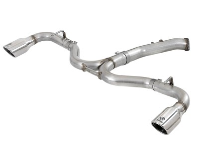 Takeda 3'' Axle-Back Exhaust Kit fits 18-20 Elantra GT 1.6L Stainless Polished Ti