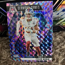 2024 Panini Mosaic Tyler Nubin Int. Games Card Purple Mosaic Prizm #261
