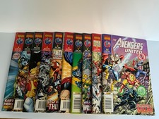 The Avengers United Marvel Edition Comics No.s 1,2,3,4,5,6,7,8,9,10 - Year 2002