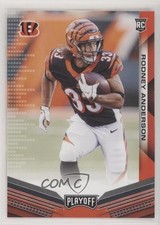 2019 Panini Playoff Rookies Rodney Anderson #272 0jj3