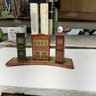Marx Gas Pumps island With Oil Rack