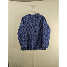 Columbia Kids Interchange Jacket L 14/16 Waterproof Breathable Blue Plaid 1607