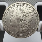 1887 O MORGAN SILVER DOLLAR 90% SILVER $1 US COIN  VG Details.