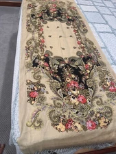 Pashmina Shawl Beigh Black Pink Colors