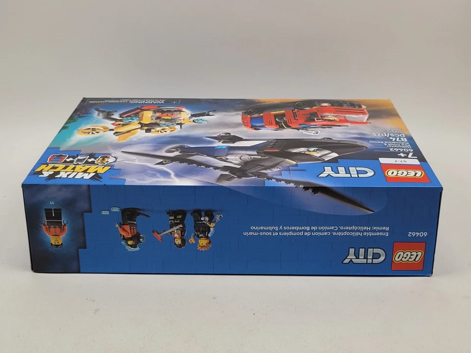 乐高城市:直升机、消防车和潜艇混音 (60462) — 第 3/4 张图片