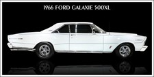 1966 Customized Ford Galaxie 500xl In White New Sign 9x18 Usa Steel 1966 Customized Ford Galaxie 500xl In White New Sign 9x18 Usa Steel