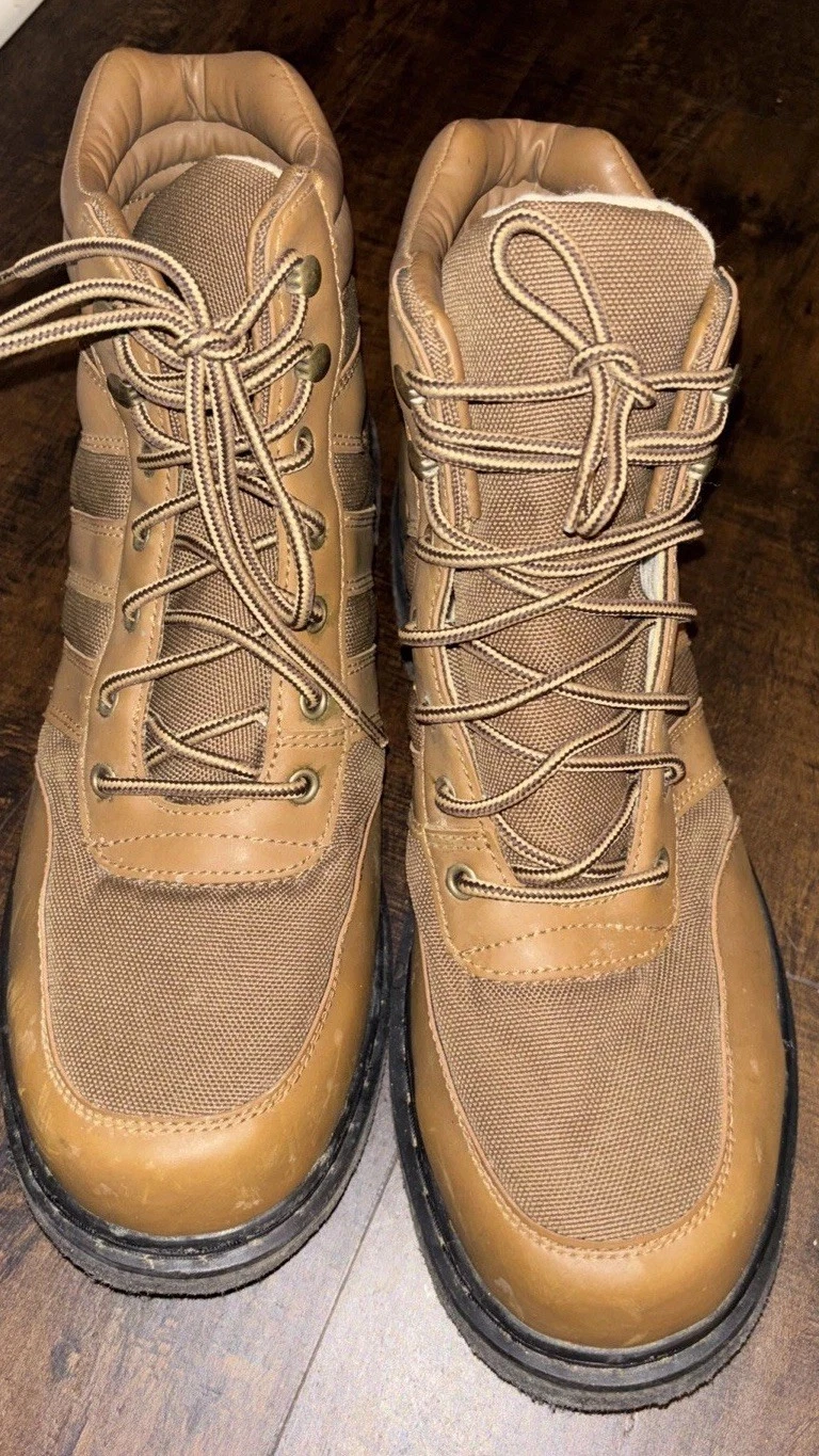 Chota Boots Mens SZ 13Brown Abrams Creek Wading Felt Soles Ankle Outdoor Lace Up