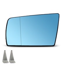 Spiegelglas Links Asph&auml;risch Beheizbar Elektrisch Blau f&uuml;r Mercedes-Benz W210