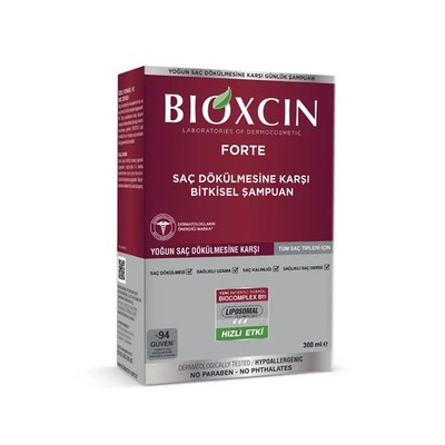 Bioxcin Forte Anti-Hair Loss Shampoo 300 ml   Strengthening & Nourishing Formula