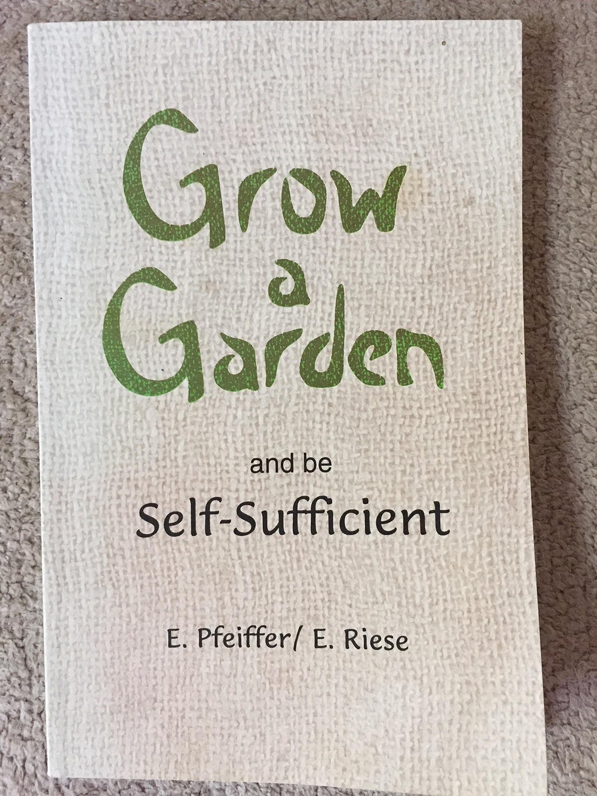 Grow Your Own Garden Book Guide