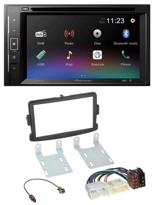 Pioneer Bluetooth MP3 USB 2DIN DAB DVD Autoradio für Dacia Sandero Opel Vivaro R - Bild 1 von 4