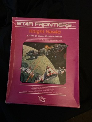 STAR FRONTIERS KNIGHT HAWKS Box set RPG D&D rpg roleplaying TSr 7011 Sci Fi