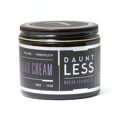 Dauntless Modern Grooming Co. WAX CREAM |  Medium-Firm Hold | Low Shine | 4 oz