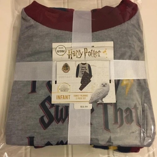 Harry Potter Pajama PJ’S pajamas infant Set 6/9 months "I solemnly swear ...