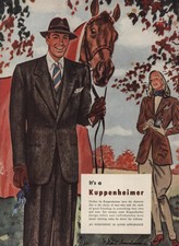 1946 Kuppenheimer: Character That Is the Choice of Men Vintage Print Ad