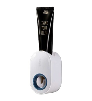Wall Mounted Automatic Toothpaste Dispenser Hands Free Squeezer Holder No Drill