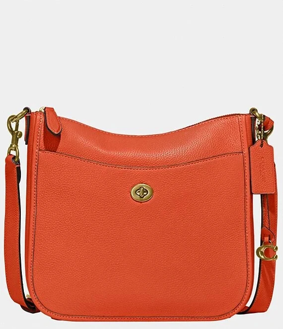 Coach | Bags | Orange Coach Crossbody Purse | Poshmark