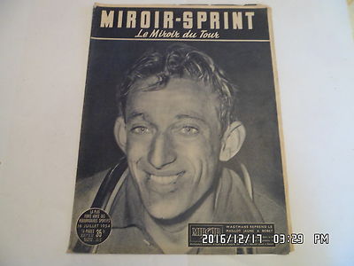Miroir sprint avec son supplément N°422 du 12 juillet 1954