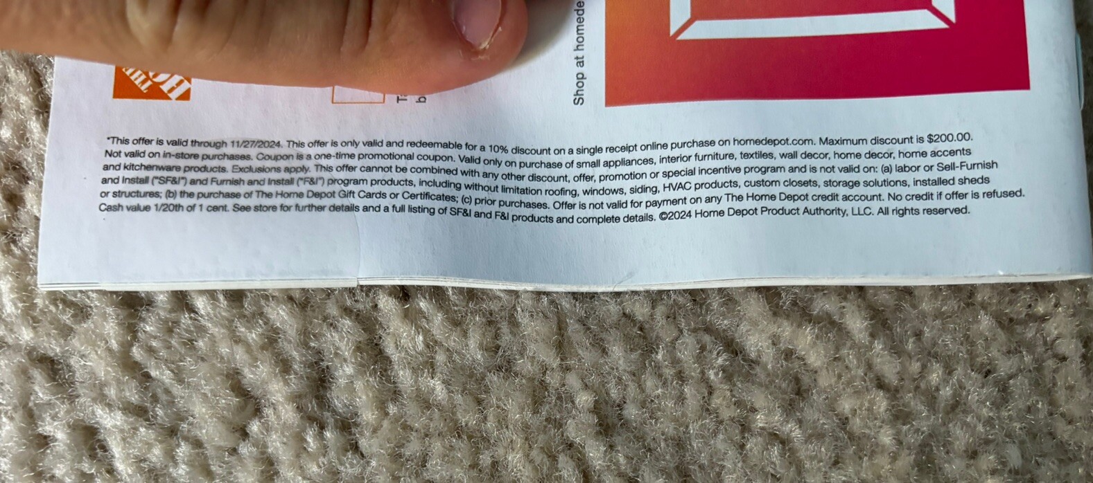 10 OFF HOME DEPOT COUPONCODE ONLINE ORDER Max 200 Decor Etc, See