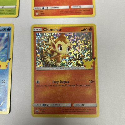 mcdonalds pokemon card chimchar (12/25) [McDonald's 25th Anniversary] Pokmon Hit Points60 HP Form 2026 POKEMON MEP EN-ME Black