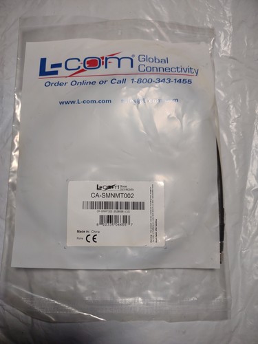 L-Com CA-SMNMT002 Cable Assembly Coaxial SMA to N-Type 24.00" - Zdjęcie 3 z 4