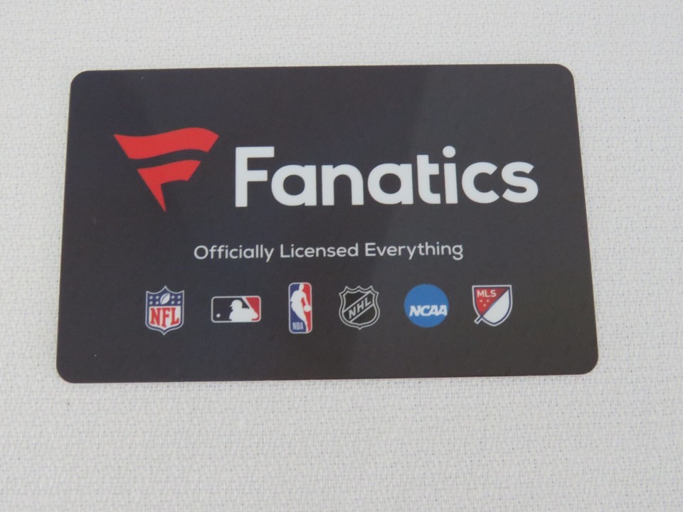 Fanatics Gift Cards 100 Total Value / 2x 50 eBay