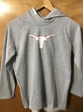 Texas Longhorns Girls' Long Sleeve French Terry Hoodie Size XL