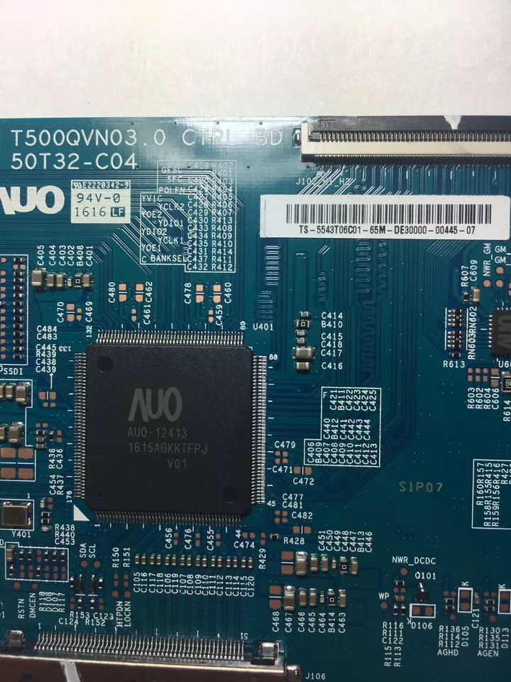 Vizio/Westinghouse 55.43T06.C01 T-Con Board - Image 2 of 2