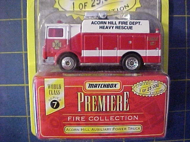 MATCHBOX PREMIERE FIRE COLLECTION SERIES 7! FULL SET OF 6!  LIMITED EDITION  NIP - Image 4 of 4
