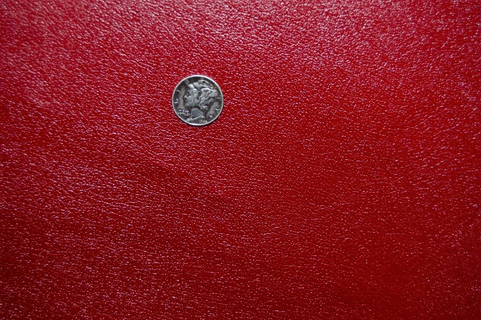 Carteras encuadernadas 100 pies cuadrados finas de cuero de cerdo borgoña piel ocultar le3aa / rb1b Foto 4 de 4