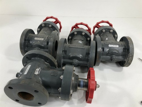 Asahi/America 4G00264A PP Plug Gate Type C Valve 150PSI HI-PVC 3" 80 - Picture 9 of 9