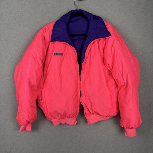 Columbia Down Jacket Men's Medium Purple Blue 3 in 1 Ski Coat Winter Vtg Zip Out - Photo 13/23