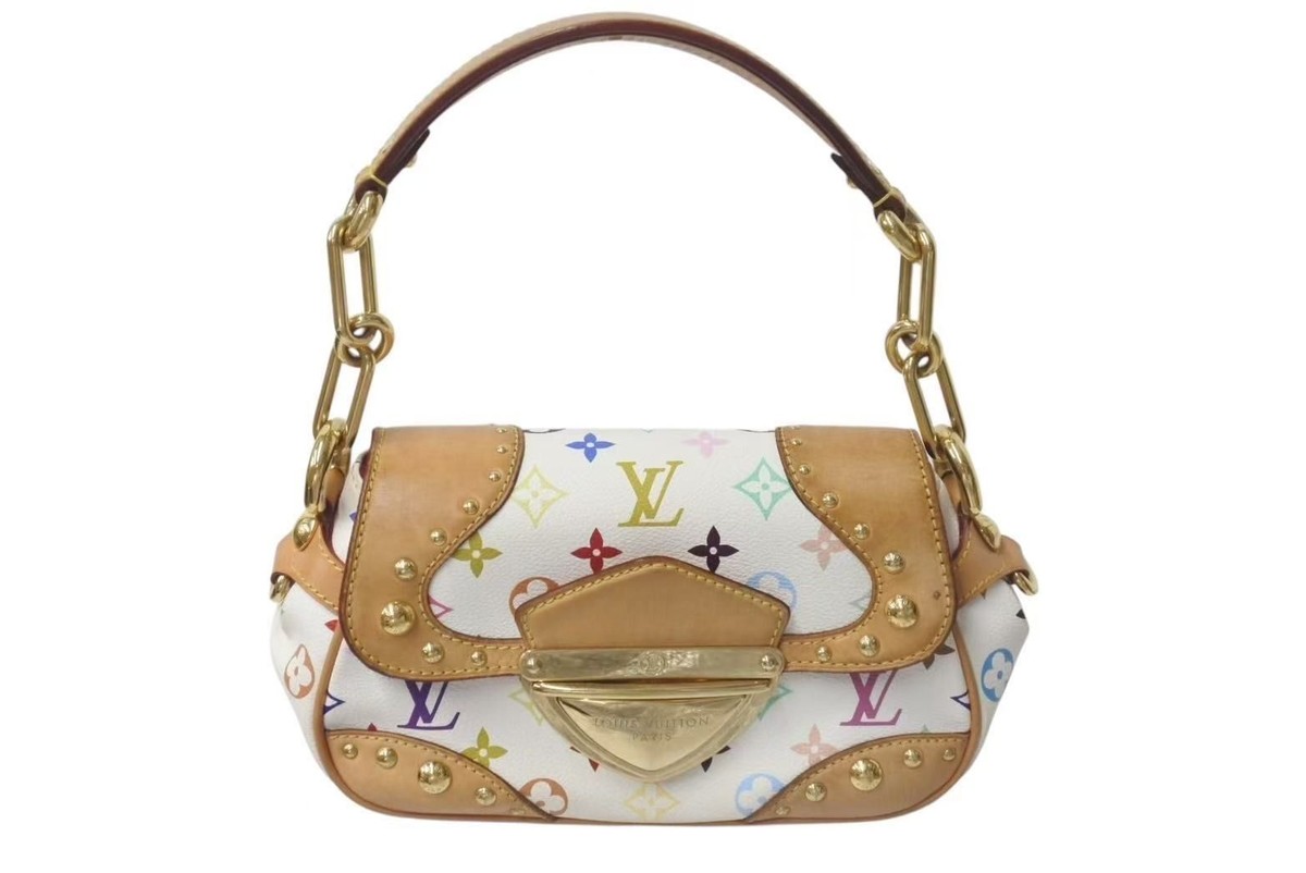LOUIS VUITTON - 来夢(^^) Pre-Owned Takashi Murakami x Louis Vuitton White Monogram