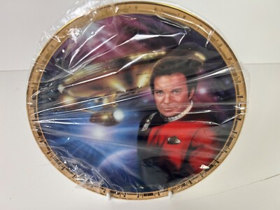 Star Trek Admiral Kirk & USS Enterprise NCC-1701 Power of Command Hamilton Plate