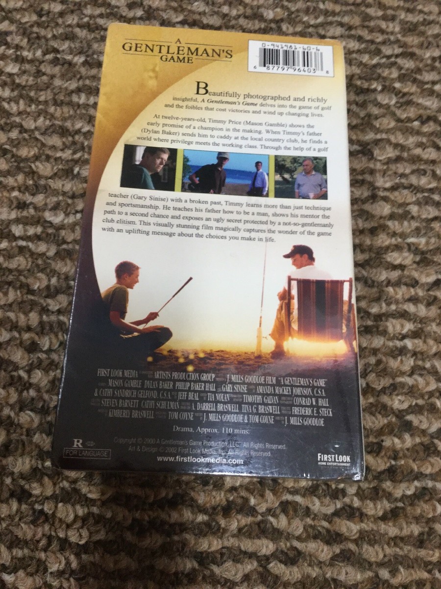 A Gentlemans Game (VHS, 2002) for sale online | eBay