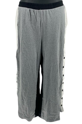Side Snap Sweatpants Black 