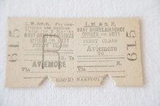 Aviemore LMS Railway Train Ticket