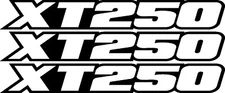 XT250 Swingarm Airbox Number Plate Decals Stickers xt 250 dirtbike graphics