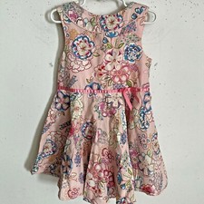 NEXT Age 5 Little GIRL'S FLORAL Print DRESS Circular Skirt 43.31"/100cms