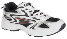 Mens Dek Venus Black White Comfort Casual Trainers 