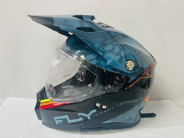 Casco oculto Fly Racing Trekker Kryptek en pizarra/negro/rojo, talla grande- NUEVO Foto 2 de 4