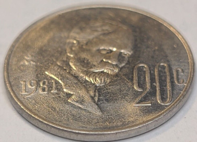1981 Mexico 20 Centavos Coin KM# 442 | eBay